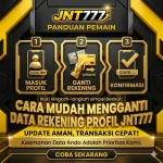 Cara Mudah Mengganti Data Rekening di Profil JNT777 Anda