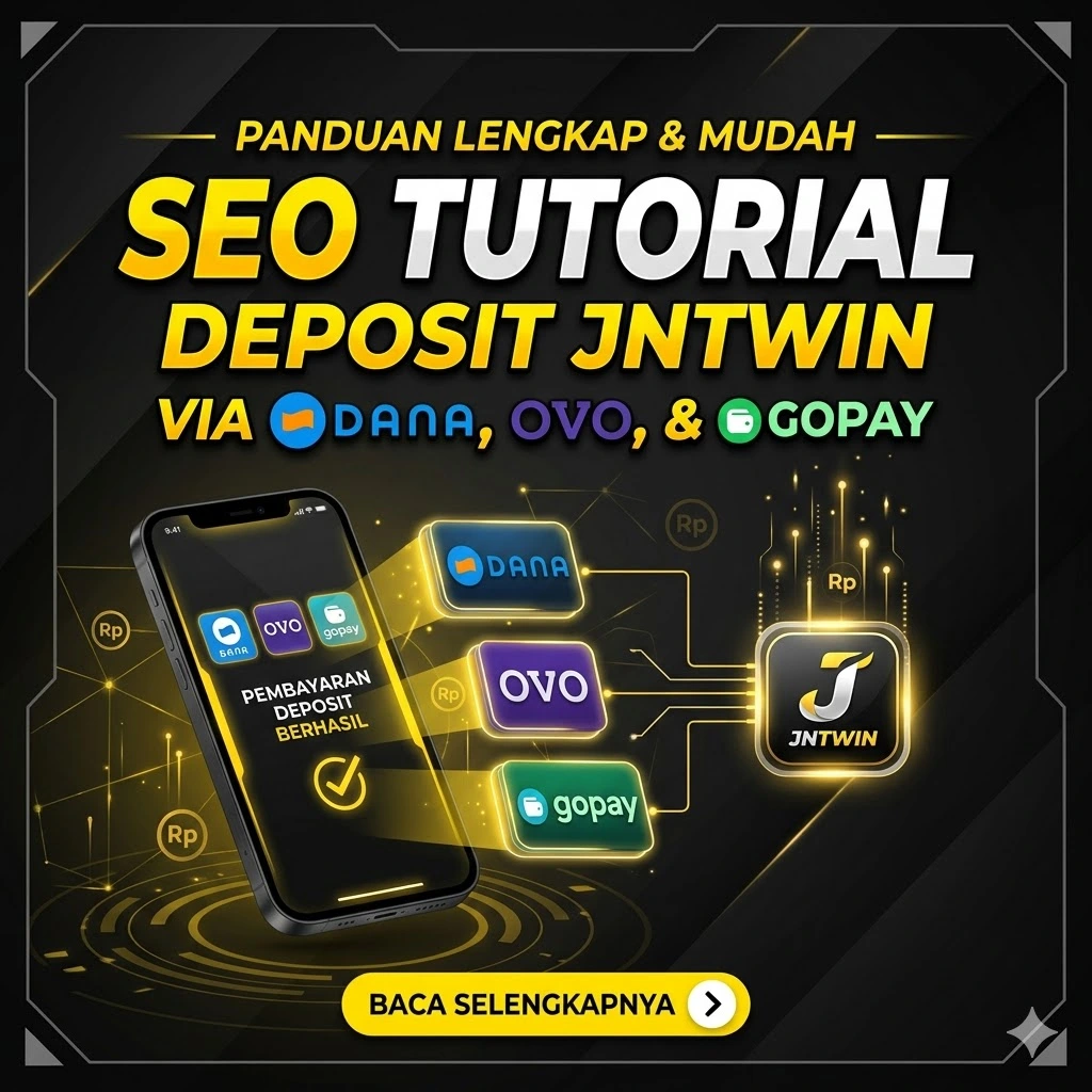 Tutorial Deposit Jntwin Via Dana, OVO, dan GoPay
